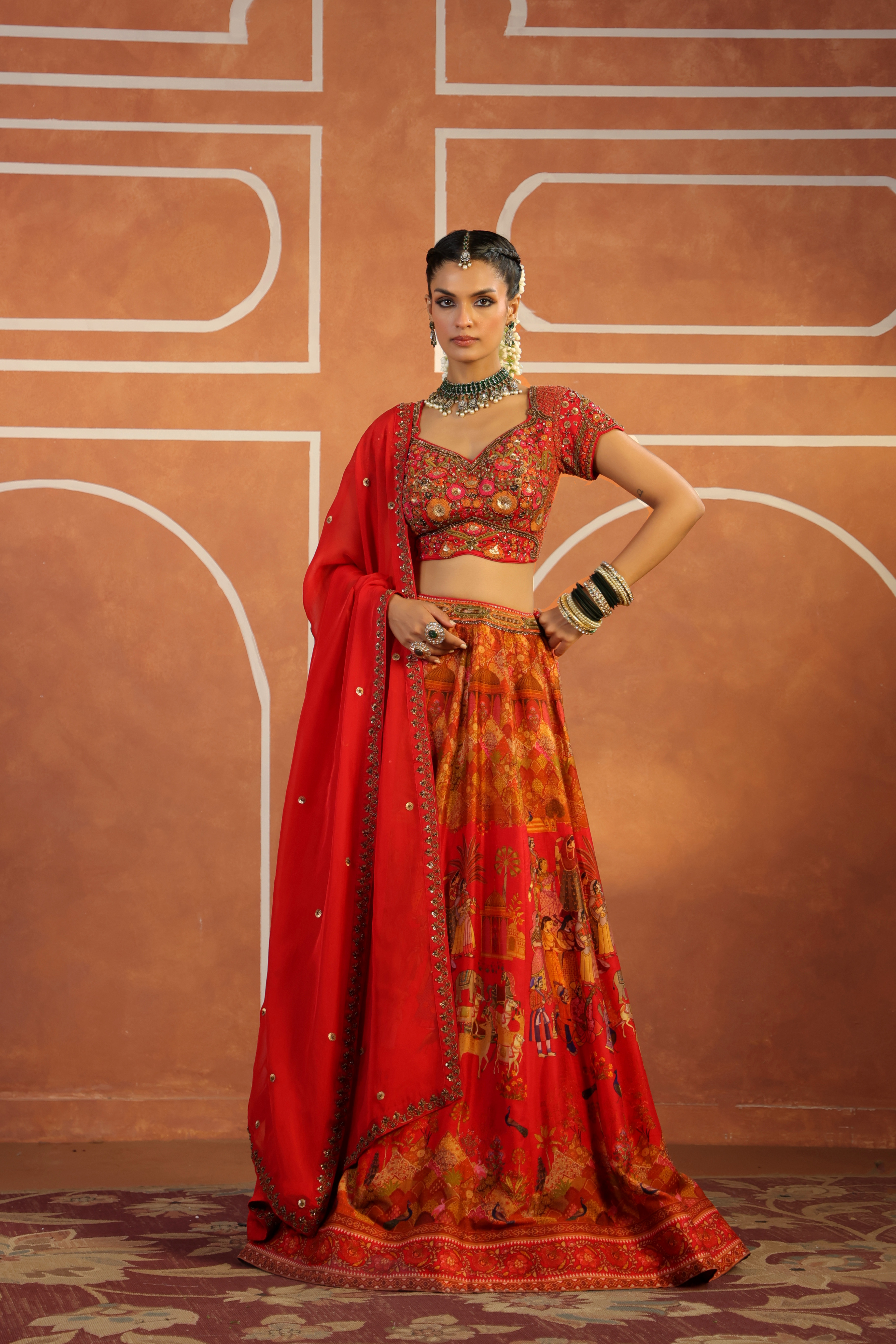 WOMEN ETHNIC CROP TOP